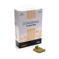Dong Bang Pipe Moxa Moxibustion 200pcs + Pipe Moxa Plate (1 Hole) 3pcs (Buy 9 Get 1 Free)