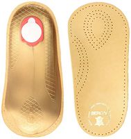Bergal Perfect Plus 3/4 Leather Ultra Light Insole, Tan, USM9/ EU42