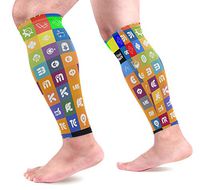 LEVEIS Music Icons Arm Sleeves UV Protection for Men Women Sunblock Protective Gloves Running Golf Cycling Driving Long Arm Cover 1 Pair