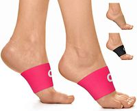 Compression Arch Support Sleeves for Men & Women (1 Pair) - Best Plantar Fasciitis Support Brace for Pain Relief, High Arch Pain, Flat Feet & Heel Spurs - Wear with Our Plantar Fasciitis Socks