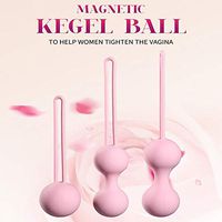 ZHLZZ Magnetic Kegel Balls, Doctor Recommended for Bladder Control with 3 Ben Wa Balls Exercise Weights, Incontinence – Pelvic Floor Strengthening Device for Women