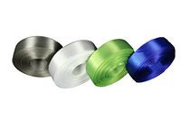 CHRISTMAS Set 4 Rolled up 5/8" SF SATIN Ribbon 10 Yds each (40 Yds Total) Choose Combo (Royal, Apple, White, Silver)