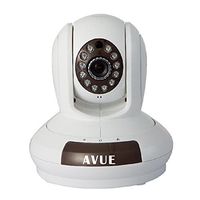 AVUE AVP562W WiFi Wireless Video Monitoring PTZ IP Camera Cloud P2P Plug and Play Technology HD 720P with Two Way Audio Function, SD Card Slot.