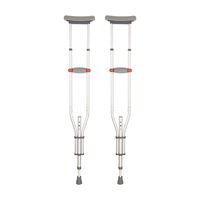TLANG WALKER Foldable Aluminum Alloy Underarm Cane Telescopic Height Adjustable Anti-Skid Shock Cane Walking Aid for The Elderly 1 Pair