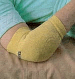 Mabis Heel/Elbow Protector Large White - 1 Pair - Model 12039