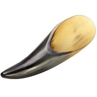 Top Plaza Gua Sha Scraping Massage Tool Ultra Smooth Edge, High Quality Hand Made Buffalo Horn Gua Sha Board-Reduce Neck and Muscle Pain and Promote Metabolism(Horn Shape)