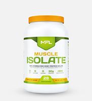 MFL 100% Isolate Protein l 30g of Protein l 12g Amino Acids l Keto Friendly l Low Carbs l 2 lbs. (Strawberry Cake)