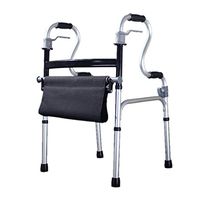 Standard Walkers Multifunctional Disabled Walker Aluminum Lightweight Walker Folding Power Crutches