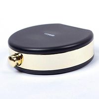 Niome Contact Lens Case Travel Cute Cartoon Perfume Bottle Shape Box Container Holder Men Women Black