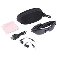 Durable KL-339D Sunglasses Camera Portable MP3 Player with Compact Earphone 4in1 HD DVR TF Audio Video Recorder
