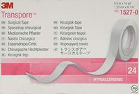 3M Medical Tape Transpore Plastic 1/2" X 10 Yards NonSterile (#1527-0, Sold Per Case)