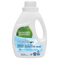 Seventh Generation Liquid Laundry Detergent, Free & Clear, 50 oz (33 Loads)