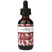 Earthley Elderberry Herbal Extract, Made with 100% Organic Ingredients, Concentrated Formula, Immune Supporting Herbs, Gluten-Free, Soy-Free, Corn-Free, No Added Sugars or Colors (2oz, Regular)