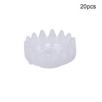 Othmro 20pcs Plastic Gear White 15 Teeth 0.5 Modulus Model C152A Long for DIY RC Car Robot Motor