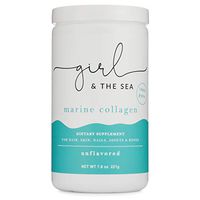 Girl & The Sea 100% Pure Marine Collagen Powder, Hydrolyzed Fish Collagen Peptides, for Skin, Hair, Nails, Bones & Joints, Wild-Caught, Non-GMO, Unflavored, Environmentally Sustainable