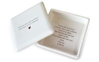 Unique Mother of the Groom Gift or Mother's Day Gift - Personalized Square Keepsake Box - Thank you for Raising the Man of My Dreams - comes with a gift box