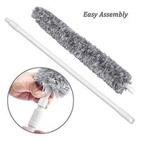 Microfiber Duster with Extendable Handle, Flexible and Can Reach 50”-70”, Use Wet or Dry, Clean Cobwebs from Ceiling Fan, Crown Molding, Cabinets by RC HomeLife