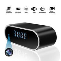 MINGYY 1080P Wireless Hidden Camera WiFi Clock Camera Night Vision Camcorder Motion Detection Camera Pet Kids Office Nanny Cams for Home Surveillance Cameras
