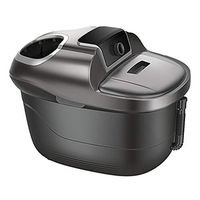 Foot Massagers Foot Bath Home Automatic wash Basin Electric Massage Heated Foot Bath Suitable for Middle-Aged and Elderly People Massage Tools (Color : Black, Size : 54.537.139.5cm)