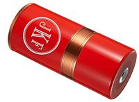 Personalized Big Joe Red & Copper 7 Cigar Travel Humidor - Free Engraving (Roman Monogram)