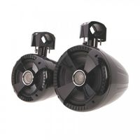 Soundstream WTS-6B 6.5" Wake Tower Speakers, Gloss Black, Pair