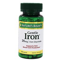 Nature's Bounty Gentle Iron 28 mg 90 Capsules
