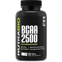 NutraBio BCAA 2500 (500 Capsules)
