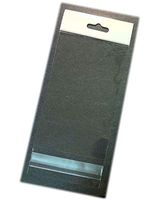 UNIQUEPACKING 2x3 Hang TOP Clear Resealable Cello/Cellophane Bags w/Hanging Header - Pack of 100