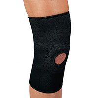 Rolyan Neoprene Knee Support Brace, Knee Support for Men & Women, Knee Support Compression Sleeve for Treating Knee Sprains and Twisted Knees, Knee Sleeve for Athletes, Black, X-Large, No Straps
