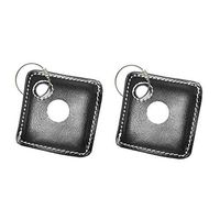 all4fit Fashion Key Chain Cover Style Accessories for Tile Skin Phone Finder Key Finder Item Finder (only case, NO Tracker Included). for New Tile pro 2018. Black X 2