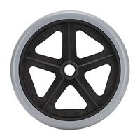 Qkiss Electric Wheelchair Wheels 6/8inch, Wear-Resistant Wheelchair Replacement Part Accessory Suitable for most electric wheelchairs(8inch)