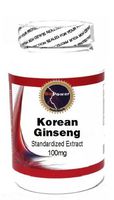 Korean Ginseng Standardized Extract 100mg 100 Capsules # BioPower Nutrition