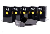BFlowerYan Hard Box Full Pack Cigarette Case (King Size) (Black-6 Pack)