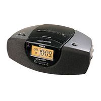 Timex T276B Stereo Clock Radio (Nature and Bell Sounds, Auto-Set) (Discontinued by Manufacturer)
