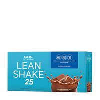 GNC Total Lean Lean Shake 25 to Go Bottles - Swiss Chocolate, 12 Pack, Low-Carb Protein Shake to Improve Weight Loss