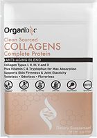 Organixx - Clean Sourced Collagens - Powerful Anti-Aging Supplement - 20 Servings - Reduce The Appearance of Fine Lines & Wrinkles, Help Ease Joint Discomfort, Features Five Types of Collagen