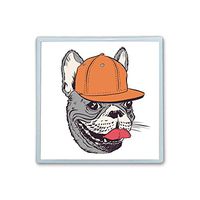 Contact Lens Box Holder Container Case Storage Eyecare Kit - Animals Wolf Dog