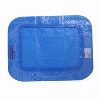 Inflatable Sand Tray Novelty Indoor Beach Toy Model Magic Sand Drawing Toy Gift (Blue)