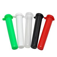 3pcs Portable Daily Pill Case,95MM Doob Tube Vial Waterproof Airtight Smell Proof Odor Sealing Container,Pocket Pill Container,Keychain Pill Fob,Travel Pill Holder for Men Women,Random Color (3)