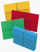 Smead 77251 Assortment Expanding Wallets with Elastic Cord (SMD77251)