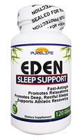 PureLife Eden Sleep Support Powder – Fall Asleep Faster, Relax Your Muscles, Promote Deep and Restful Sleep – by Purelife (120 Grams Powder)
