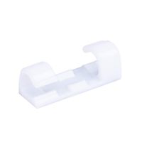 20Pcs Self Adhesive Cable Clips, Plastic Wire Arrangement with Strong Double Side Tape