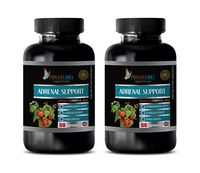 Energy Booster for Men - Adrenal Support Advanced Complex with ASHWAGANDHA Astragalus and PANAX Ginseng - Astragalus Root Complex - 2 Bottles 120 Capsules