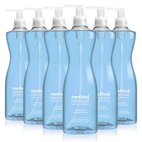 Method Sea Minerals Dish Soap, Pump Bottles, 18 Fl Oz, Pack of 6