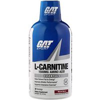 GAT Sport Essentials L-Carnitine Liquid 1500, Mixed Berry 16 ounce