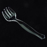 Clear Serving Forks (4)