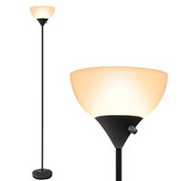 Floor Lamp - LED Floor Lamp, 70inch Modern Standing Lamp, 9W Energy Saving, 40000h Long Lifespan, 3000K Warm White, Eye-Caring, Torchiere Floor Lamps for Bedrooms, Living Room, Office, Reading