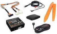 Bluetooth streaming audio music kit plus aux input cable and dash tools for select 2003+ Honda/Acura radios (Bundle: 3 items)