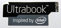 Original Ultrabook Inspired by Intel Black Edition Sticker 13 x 30mm [790]