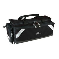 Iron Duck 34016D-B Breath Saver Airway Management System Bag for Class D or Jumbo D Oxygen Tank with Ergonomic, Adjustable Shoulder Strap and Hand Straps, Nylon, Black.Made in The USA!